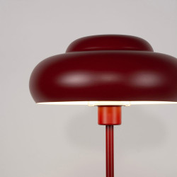 lampadaire vintage rétro rouge