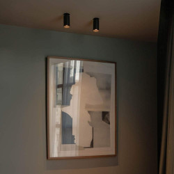 Luminaire encastré moderne aluminium noir