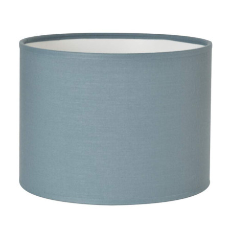 Abat-jour cylindre bleu pétrole