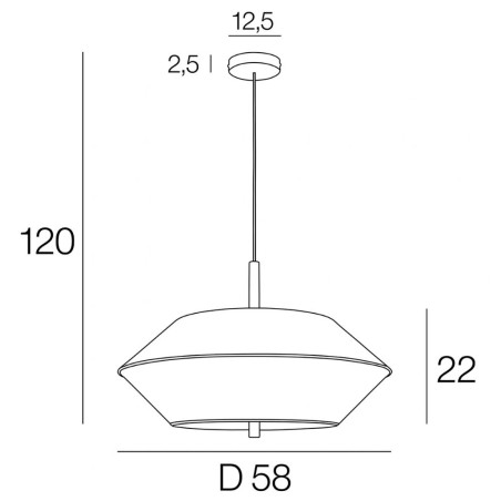lampe suspendue verte forme conique moderne