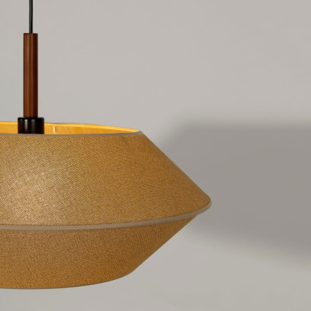 grande suspension beige havane design moderne