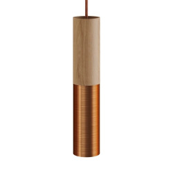 suspension double tube pavillon rond personnalisable