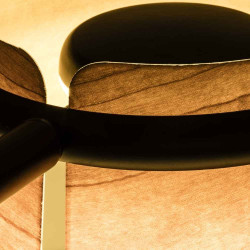 lampe LOOP LED réglable avec écran en bois