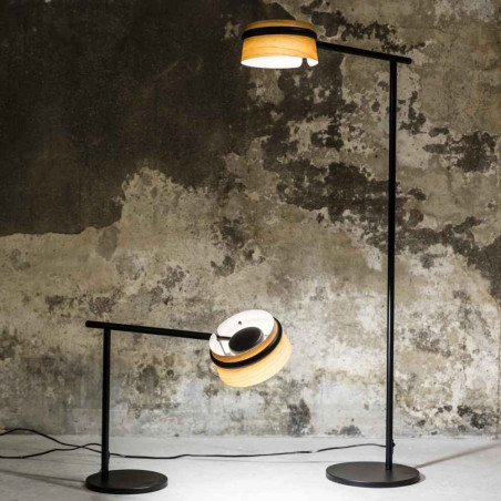applique LOOP LED design bois et métal