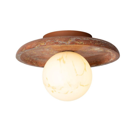 luminaire pierre naturelle marron