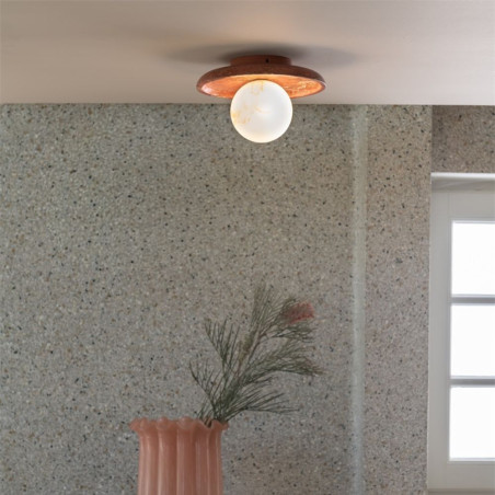 applique travertin marron naturelle