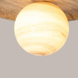 luminaire minéral sable design naturel