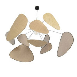 Grande suspension marketset raphia