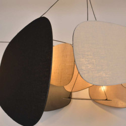 grande suspension XXL raphia