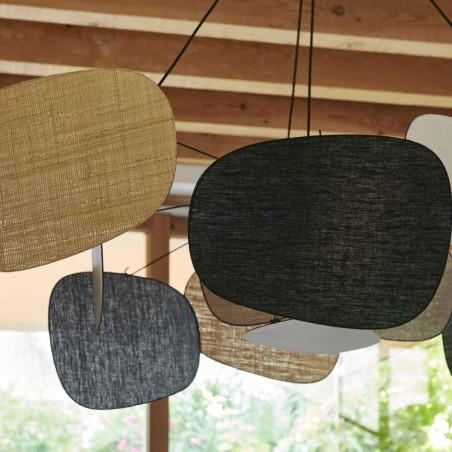Suspension XXL Market Set installée dans un salon