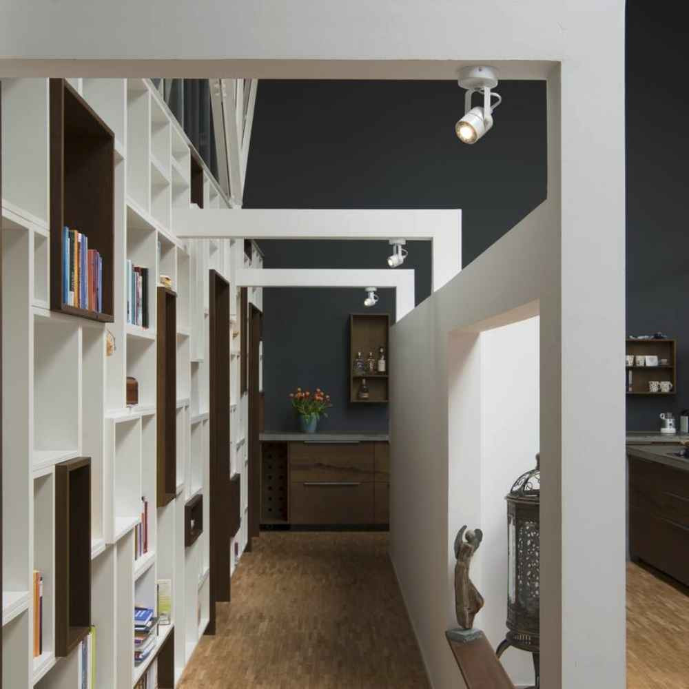 spot orientable blanc aluminium