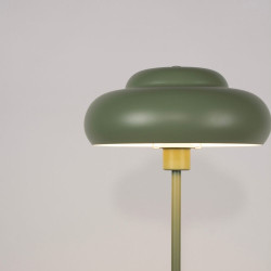 lampadaire droit rétro vert
