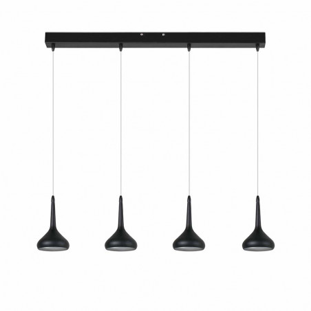 Suspension rampe 4 lumières LED