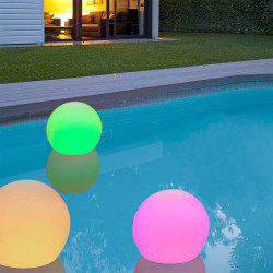Lampe LED piscine avec télécommande
