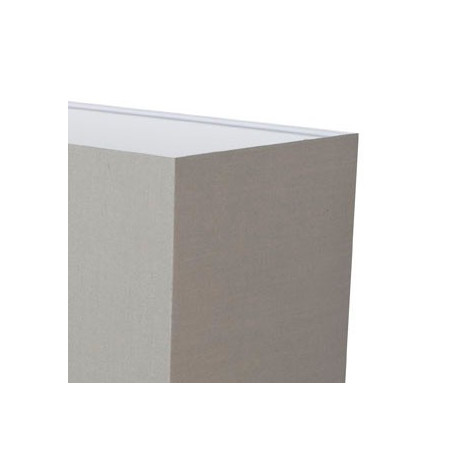 Abat-jour gris ciment tissu