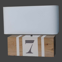 Lampe brick XL blanche