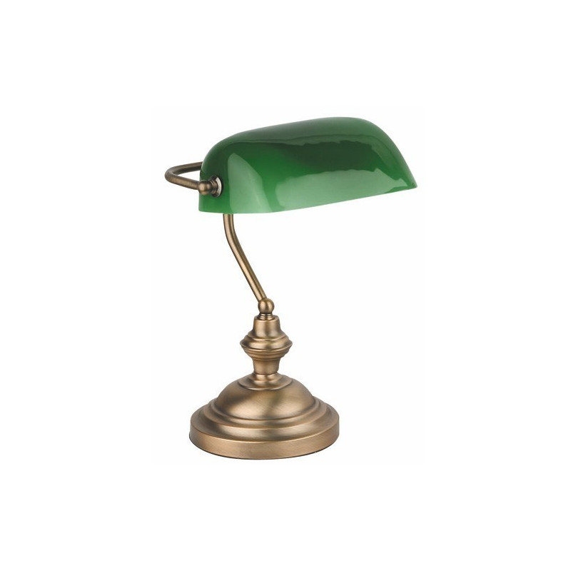 Lampe de bureau Banquier finition bronze