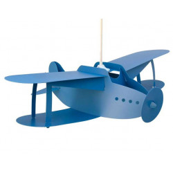 Suspension avion bleu