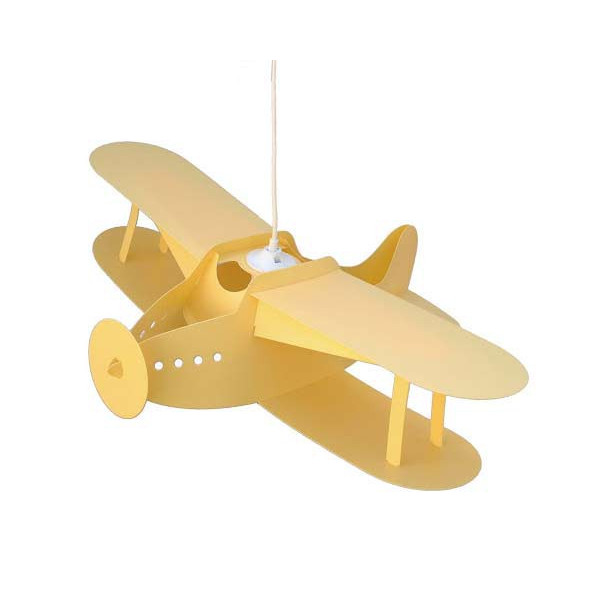 Suspension Enfant Avion Jaune Luminaire En Vente Sur Lampe Avenue