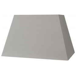 Abat-jour rectangle pyramide gris