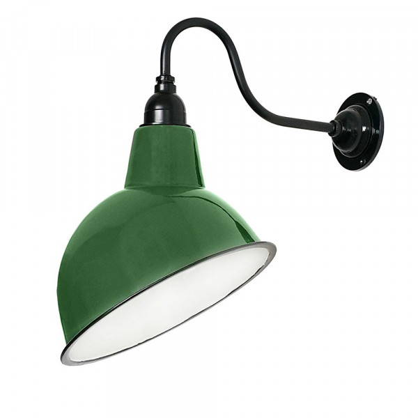 Applique industrielle verte en métal Lampe Avenue.