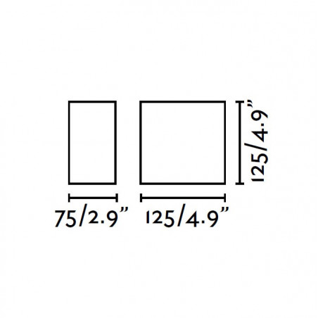Applique carrée dimensions
