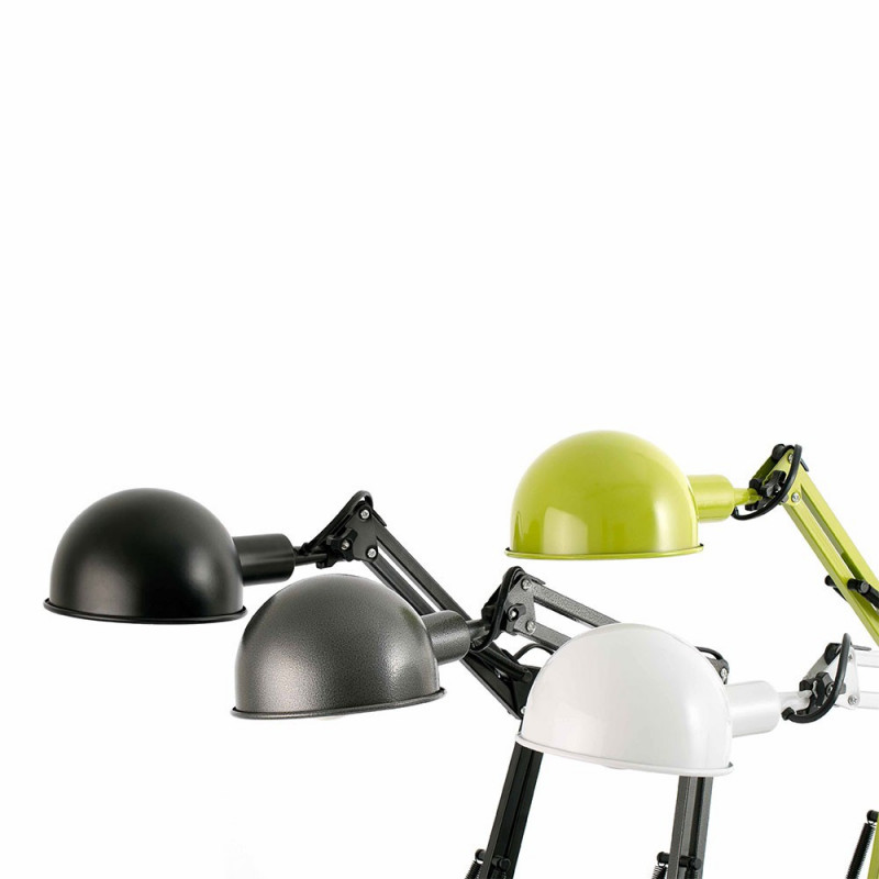 Lampe de Bureau Industrielle Articulée Bois | Mon Luminaire Industriel