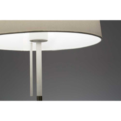 Lampe de table abat-jour blanc