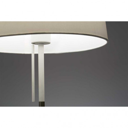Lampe de table abat-jour blanc