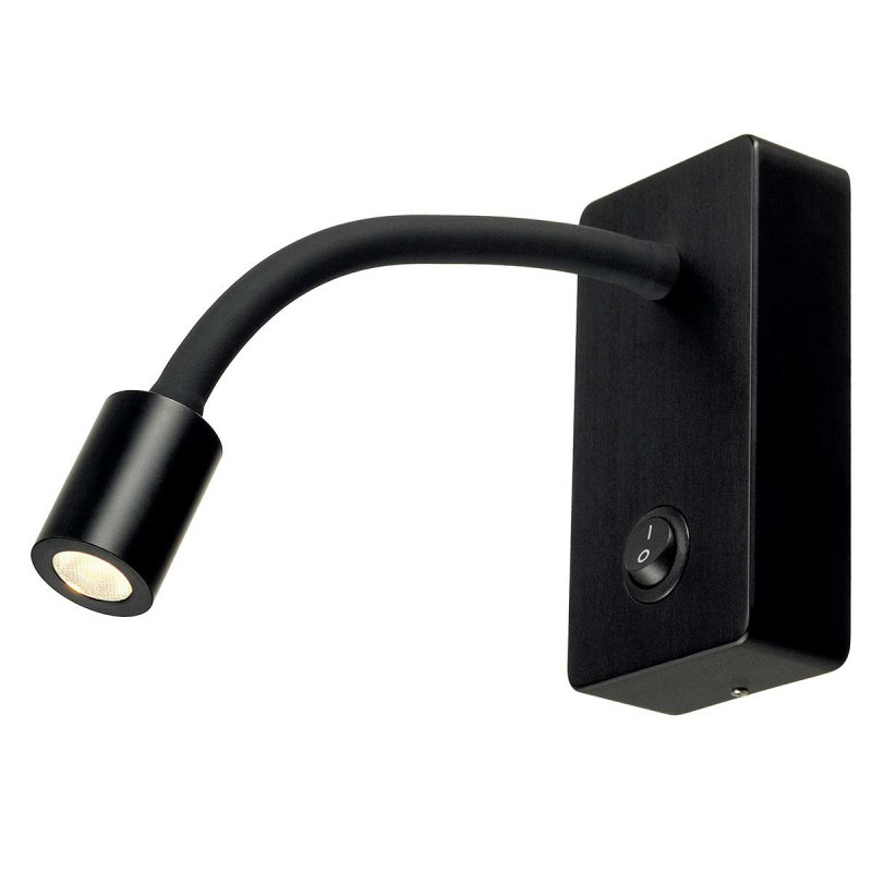 Applique noire liseuse LED flexible