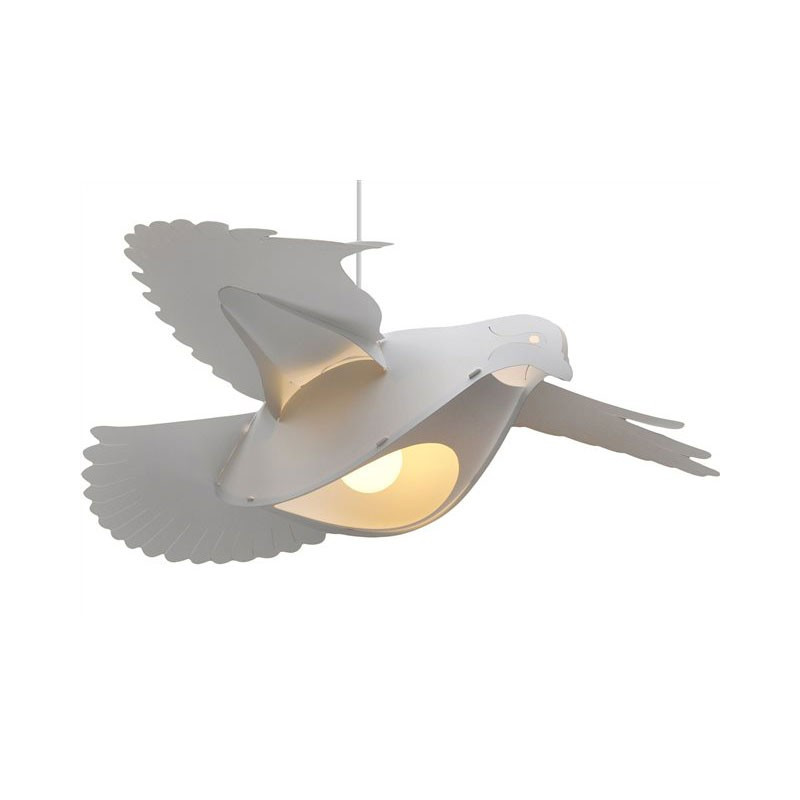 Suspension colombe blanche