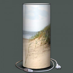 Lampe décor dune plage et mer