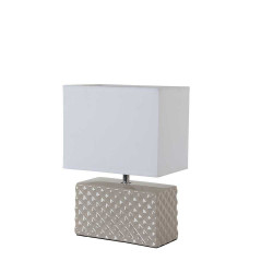 Lampe taupe rectangulaire 