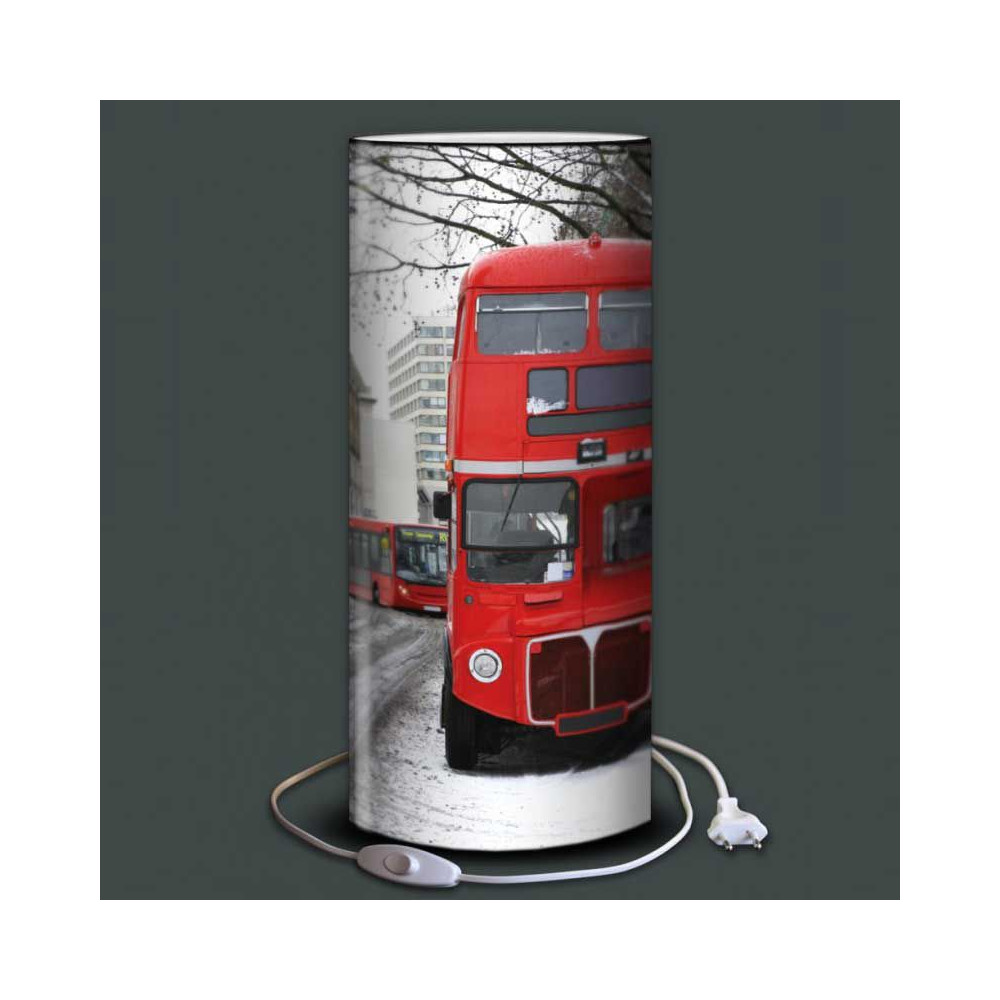 Lampe bus rouge Angleterre