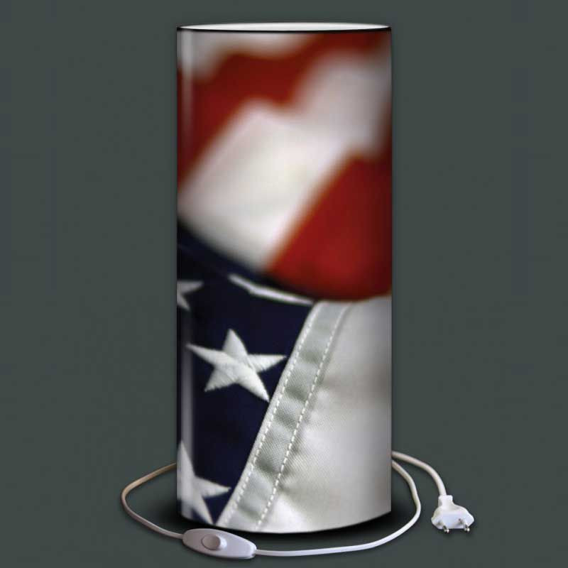 lampe drapeau americain