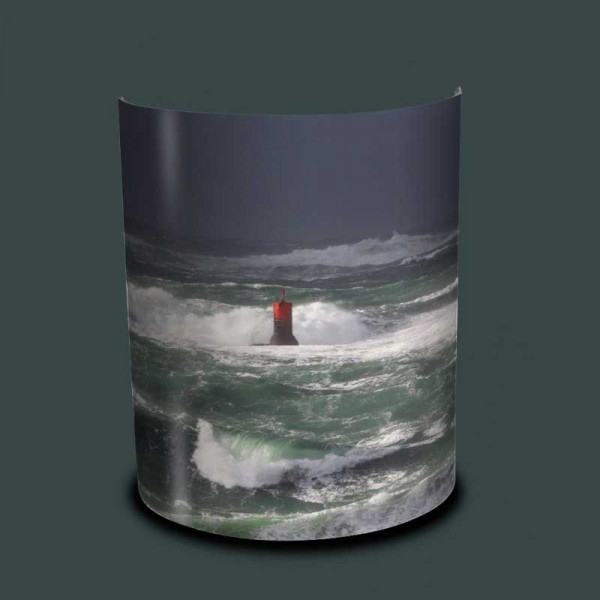 Applique Murale Mer Applique murale tempête en mer sur un phare Applique Murale Mer