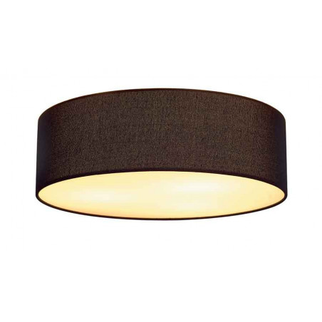 TENORA CL-1 plafonnier chrome diffuseur noir E27 max 3x23W