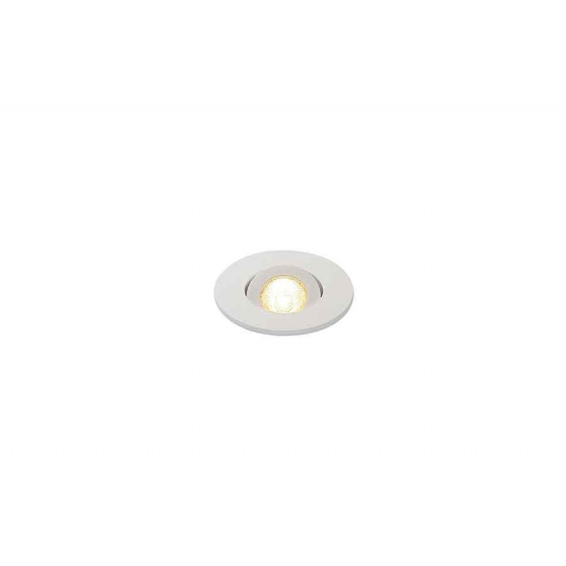 KIT TRIA MINI LED rond blanc 3000K 30° alim et clips ressorts inclus