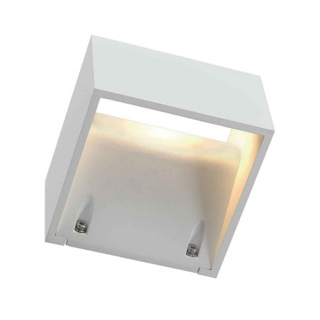 LOGS WALL applique carrée blanc 6W LED blanc chaud